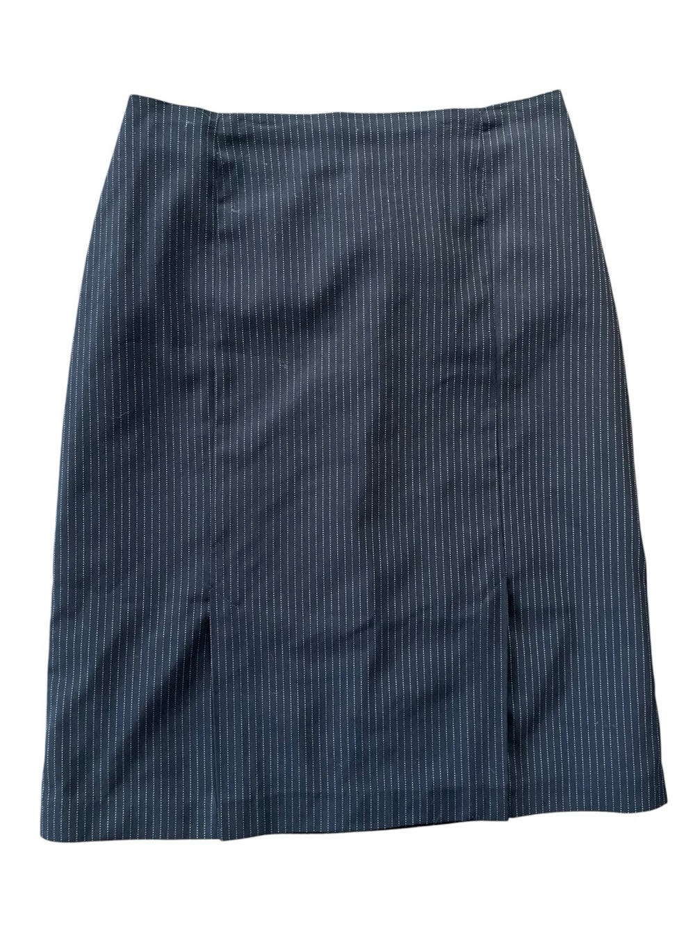 🇨🇦 Vintage 90s Terra nostra black pinstripes midi skirt Academia Soft Goth Siren
